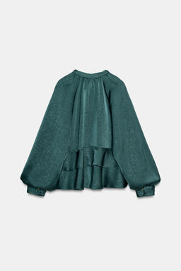 RUFFLED BLOUSE - Zara фото 6