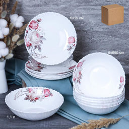 Столовый набор 13 предметов картон / GRAY-13/7578 (6916) /уп 2/ серия Чайная роза - Галеонтрейд фото 3