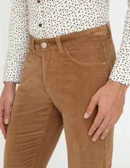 Taba Slim Fit Kadife Kanvas Pantolon - Pierre cardin фото 5
