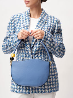 Кожаная сумка Azaro 30659 сиреневый закат