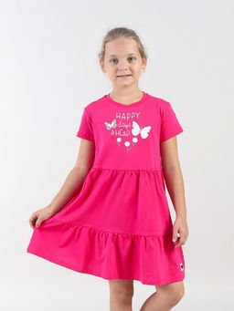 CRB wear / CWKG 63933-46 Платье для девочки,фуксия