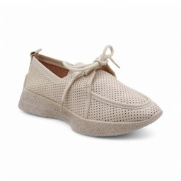 Женские туфли F611-3 бежевые