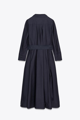 ZW COLLECTION POPLIN SHIRT DRESS - Zara фото 6
