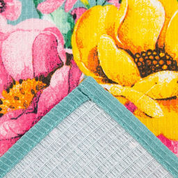 Набор кухонных полотенец Доляна Цвети 35х60см-4шт, 100% хл  фото 9