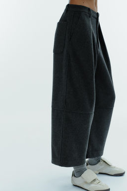 BALLOON TROUSERS WITH PLEATS - Zara фото 3