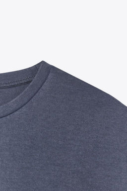 WASHED INTERLOCK T-SHIRT - Zara фото 24
