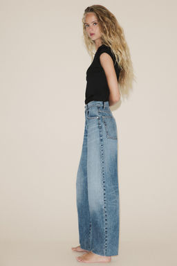 HIGH-WAIST TRF BARREL JEANS - Zara фото 5