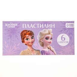Пластилин 6 цветов 90 г, Холодное сердце - Disney фото 3