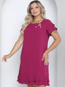 Платье П-2201/9 Цвет:фуксия - Леди агата фото 7