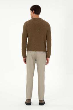 Мужские брюки из плотной ткани светло-хаки Неожиданная скидка в корзине - U.s. polo assn фото 4