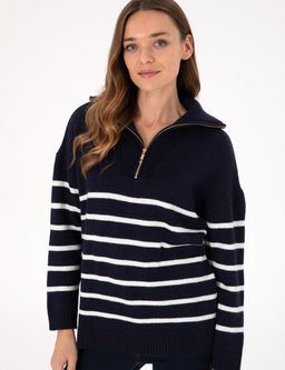 Lacivert Comfort Fit Kazak