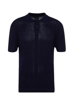 TRENDYOL MAN Lacivert Limited Edition Relaxed K?sa Kol Triko Polo Yaka T-shirt TMNSS23PO00025 - Trendyolmilla фото 8