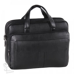 Портфель мужской кожаный 8074G black S-Style