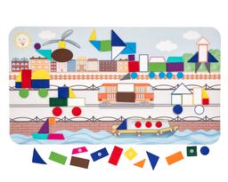 Дидактический коврик Большой город