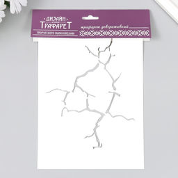 Трафарет для творчества пластиковый «Трещина» 24×16 см