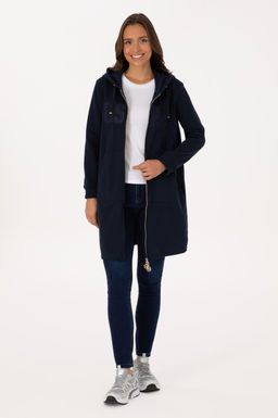 Kad_n Lacivert Basic Sweatshirt Sepette S_rpriz _ndirim - U.s. polo assn фото 4