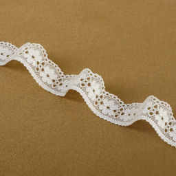 Кружево эластичное, 17 мм, 10±1 м, айвори