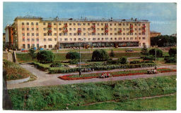 Открытка Великие Луки. Сквер на набережной