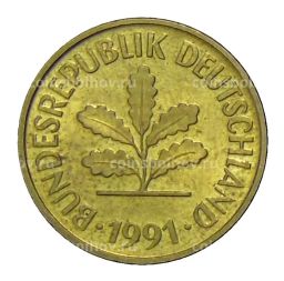 5 пфеннигов 1991 года A Германия