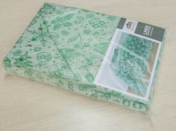 18С285-ШР/уп. 150*250+12 салф. 43*43 Комплект столовый Новогодняя сказка-2 рис. 319 цв. 84 зеленый - Текс-дизайн фото 3