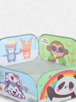 Палатка детская игровая - сухой бассейн для шариков «Животный мир» без шариков, 120×75×60 см