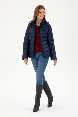 Женское темно-синее пальто - U.s. polo assn фото 4