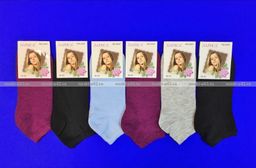 Цена за 12 пар. Следки женские бамбук однотонные 37-41 (фактически 36-40) - Лиза фото 4