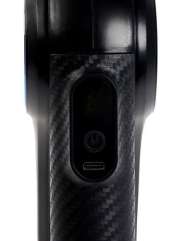 Массажёр для тела LEM-11, перкуссионный, 9 насадок, 9 режимов, чёрный