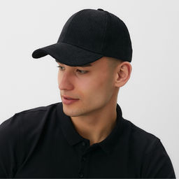 Бейсболка мужская MINAKU, размер 56-58, чёрная