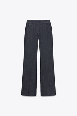 ZW COLLECTION FLARE MID-RISE JEANS - Zara фото 7
