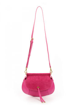 LACCOMA сумка АМ2080-С-фуксия натуральная кожа хлопок