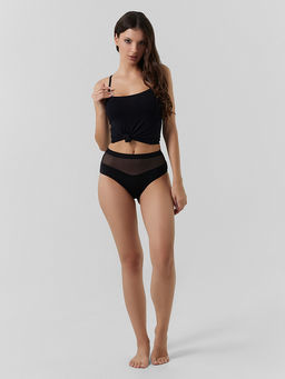 Цена за 2 штуки! Трусы женские макси в черном цвете - Mark formelle фото 2