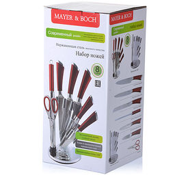 27674 Набор ножей нерж сталь 8 пр ГЛЯНЦЕВЫЙ MB(х6) - Mayer&boch фото 2