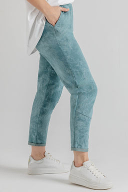 Брюки женские 102/25/Бирюзовый варёнка