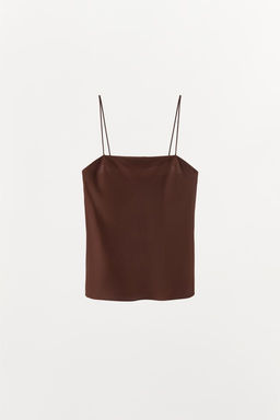 SILK STRAPPY TOP - Zara фото 5