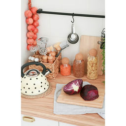 Банки для сыпучих Magistro Эко, 3 предмета: 450/700/1000 мл, с пробковой крышкой, стекло, прозрачные  фото 26