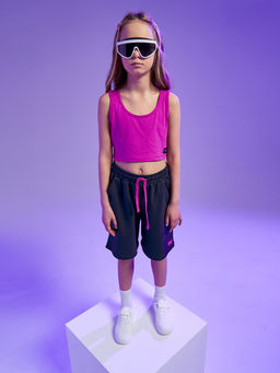 Топ для девочки цвета фуксии - Kogankids фото 9