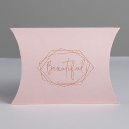 Цена за 5 шт. Коробка подарочная складная фигурная Beautiful, упаковка, 11×8×2 см