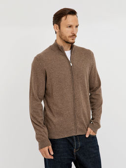 кардиган мужской базовый на молнии - Glenfield фото 3