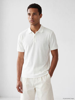 Polo Yaka Standart Fit Erkek Ti??rt - Waikiki фото 2
