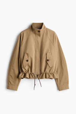 Chaqueta en sarga de algod?n