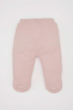 Пинетки для маленьких девочек, трикотажные брюки - Defacto фото 4