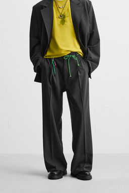 PLEATED SUIT TROUSERS - Zara фото 2