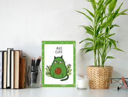 Кристальная (алмазная) мозаика ФРЕЯ ALVS-048 мини-картина АвоКот 14 х 19.5 см