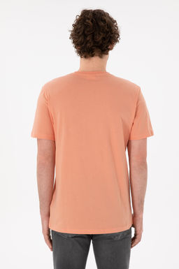Erkek Regular Fit Bisiklet Yaka Somon Basic Ti__rt Sepette S_rpriz _ndirim - U.s. polo assn фото 6