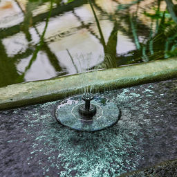 USL-S-825/PT180 RGB FOUNTAIN Садовый светильник на солнечной батарее Фонтан. Плавающий. 12 светодиодов. RGB свет. 1*АA Ni-Mh аккумулятор в/к. IP44. TM Uniel - Volpe фото 8