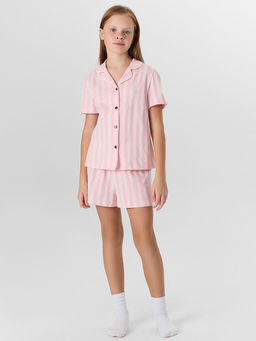 КОМПЛЕКТ ДЛЯ ДЕВОЧЕК (РУБАШКА, ШОРТЫ)