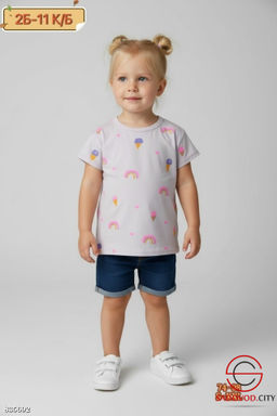 Футболка для девочки с рисунком