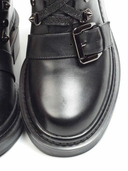 01-H001-3637-N380K BLACK Ботинки демисезонные женские (натуральная кожа, байка) - No name фото 15