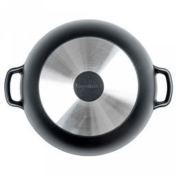 Казан с антипригарным покрытием 8л, д30см "Классик", h17см, s0,4см, литые ручки, стеклянная крышка с пароотводом, подарочная упаковка (Россия)